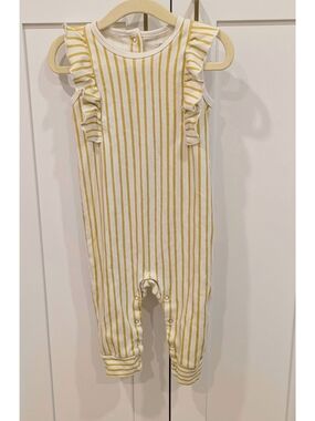 Yellow Stripe Kids One-Piece Romper